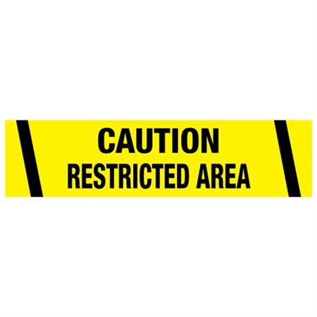 Caution Restricted Area Barricade Tape